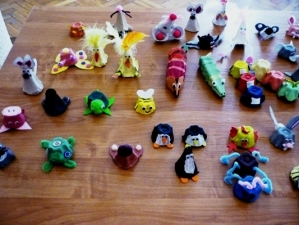 Zwierzątka z wytłaczanek